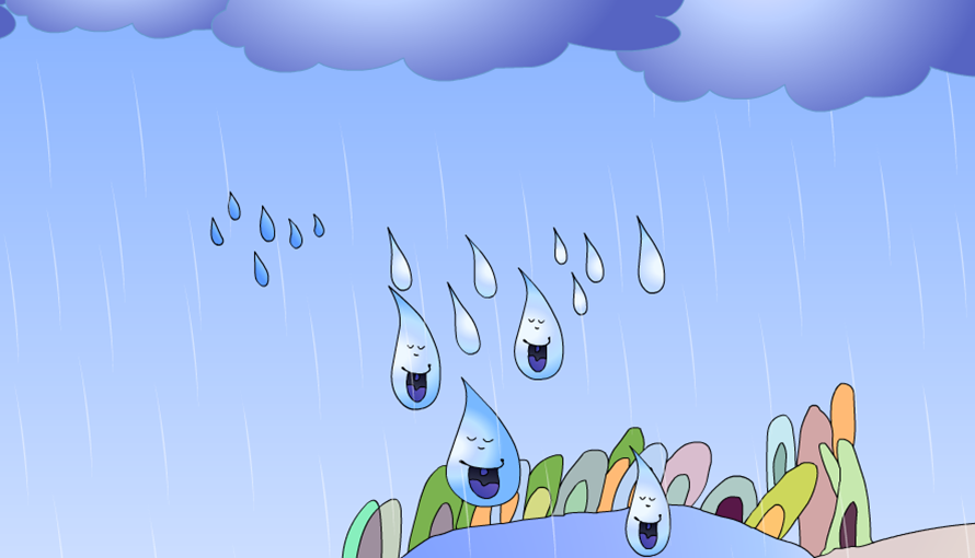 微课：阅读课《雨点》（人教版小学语文第三册）