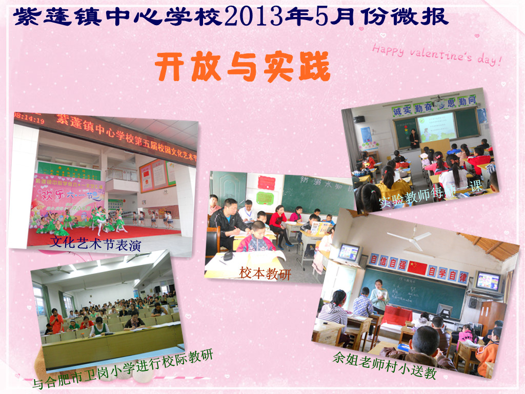 紫蓬镇中心学校2013年5月微报